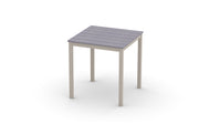 -Telescope Casual-36" Square Rustic Polymer Table Top w/ Parsons Legs - Balcony Height-Pangaea Patio
