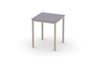-Telescope Casual-36" Square Rustic Polymer Table Top w/ Parsons Legs - Bar Height-Pangaea Patio