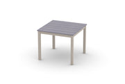 -Telescope Casual-36" Square Rustic Polymer Table Top w/ Parsons Legs - Dining Height-Pangaea Patio