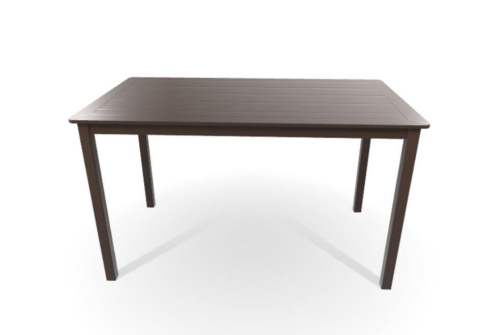-Telescope Casual-36" x 64" Rectangular MGP Table Top w/ Parsons Legs - Balcony Height-Pangaea Patio