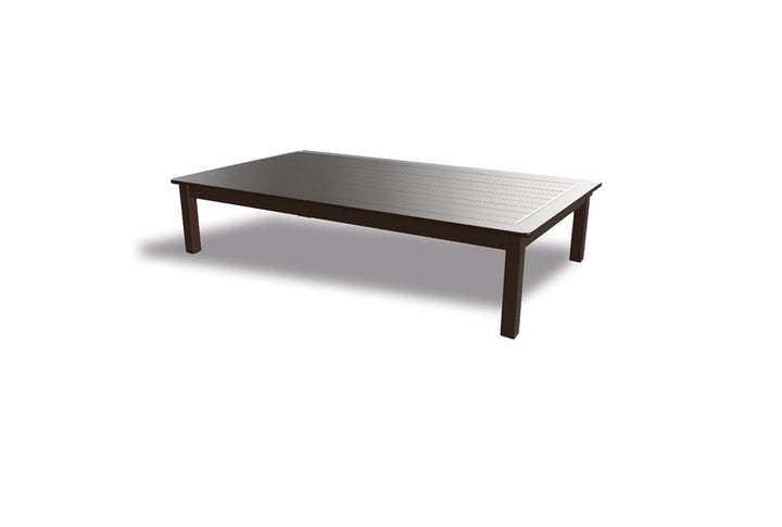 TCTM38M0-Telescope Casual-36" x 64" Rectangular MGP Table Top w/ Parsons Legs - Coffee Height-Pangaea Patio