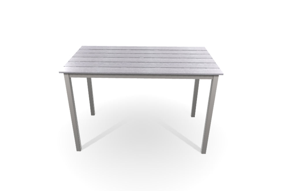 TCTM3R7M0-Telescope Casual-36" x 64" Rectangular Rustic Table Top w/ Parsons Legs - Bar Height-Pangaea Patio