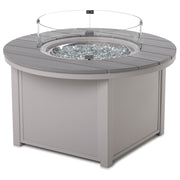 -Telescope Casual-42" Round Chat Height Rustic Fire Table-Pangaea Patio