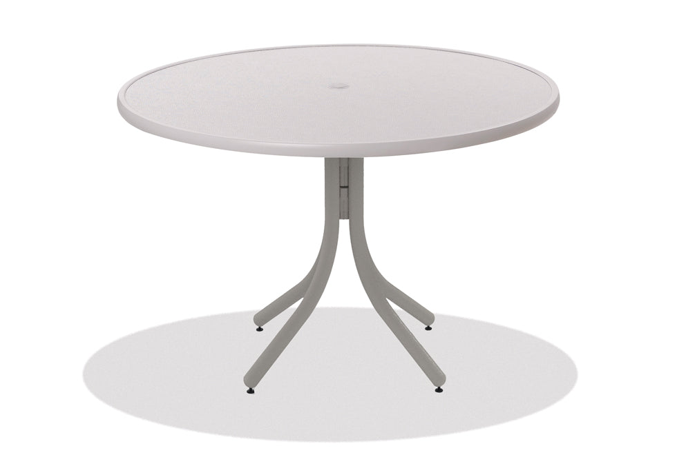 -Telescope Casual-42" Round Hammered MGP Table Top w/ Standard Legs - Dining Height-Pangaea Patio