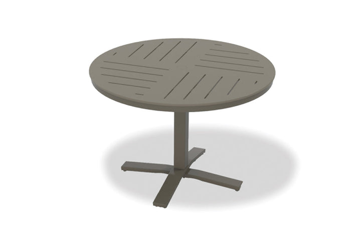 TCT123X2-Telescope Casual-42" Round MGP Table Top w/ Pedestal Base - Balcony Height-Pangaea Patio