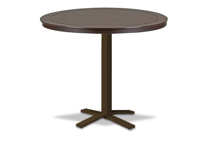 TCT124X2-Telescope Casual-42" Round MGP Table Top w/ Pedestal Base - Bar Height-Pangaea Patio