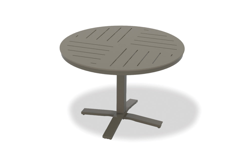 -Telescope Casual-42" Round MGP Table Top w/ Pedestal Base - Bar Height-Pangaea Patio