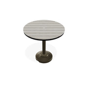 -Telescope Casual-42" Round Rustic Table Top w/ 80lb Pedestal Base - Bar Height-Pangaea Patio