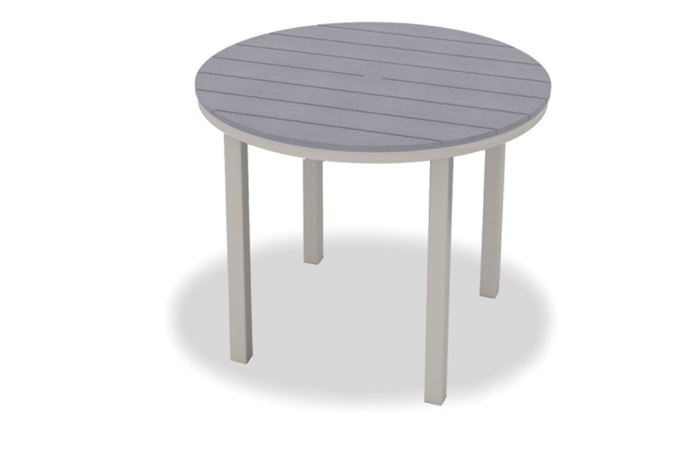 TCT32R7M0-Telescope Casual-42" Round Rustic Table Top w/ Parsons Legs - Bar Height-Pangaea Patio