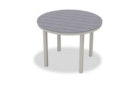 -Telescope Casual-42" Round Rustic Table Top w/ Parsons Legs - Dining Height-Pangaea Patio