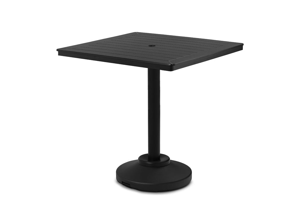 -Telescope Casual-42" Square MGP Table Top w/ 80lb Pedestal Base - Bar Height-Pangaea Patio