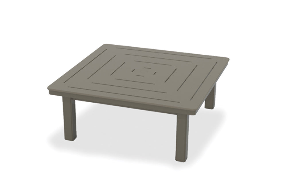 -Telescope Casual-42" Square MGP Table Top w/ Parsons Legs - Coffee Height-Pangaea Patio