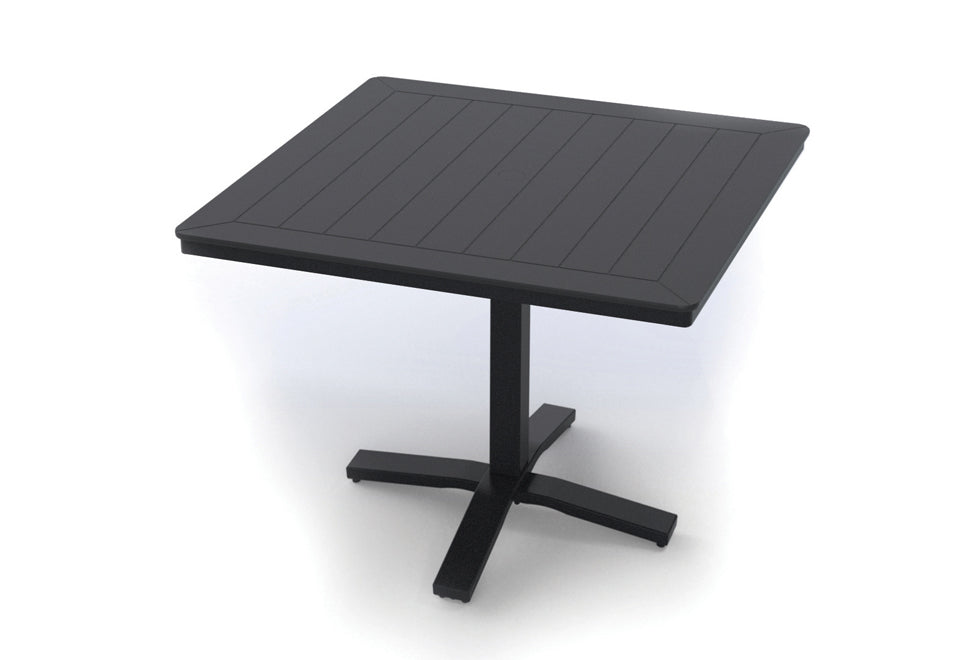 -Telescope Casual-42" Square MGP Table Top w/ Pedestal Base - Balcony Height-Pangaea Patio