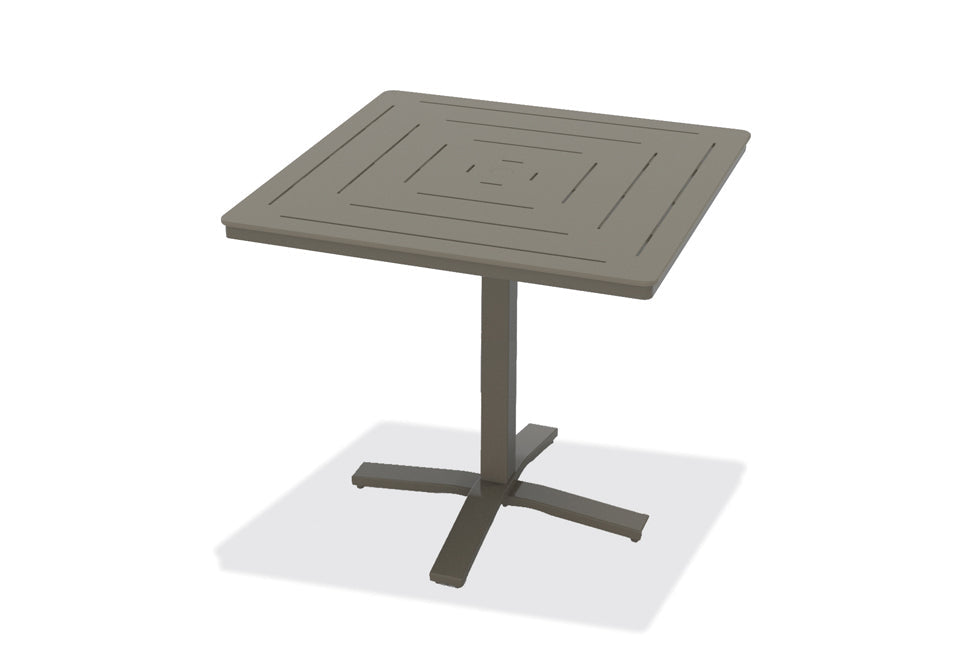 TCTP94X2-Telescope Casual-42" Square MGP Table Top w/ Pedestal Base - Bar Height-Pangaea Patio