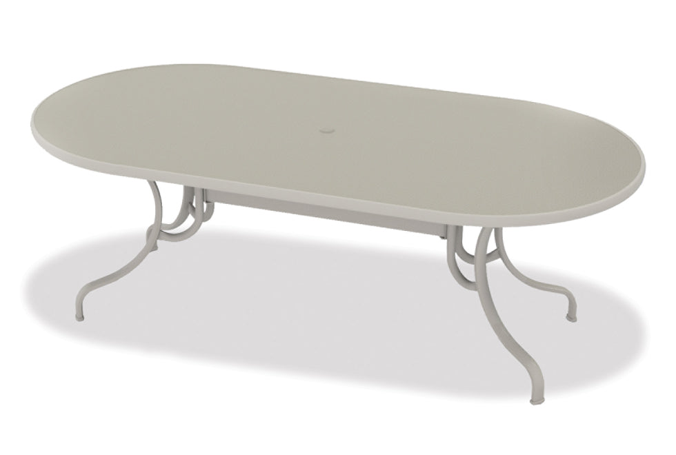 -Telescope Casual-42" x 84" Oval Dining Table-Pangaea Patio