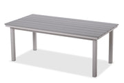 -Telescope Casual-42" x 84" Rectangular Rustic Table Top w/ Parsons Legs - Balcony Height-Pangaea Patio