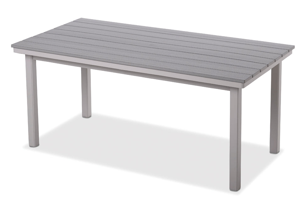 TCTMBR7ML-Telescope Casual-42" x 84" Rectangular Rustic Table Top w/ Parsons Legs - Bar Height-Pangaea Patio