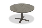 -Telescope Casual-48" Round MGP Table Top w/ Pedestal Base - Dining Height-Pangaea Patio