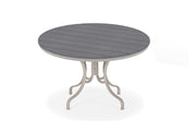 -Telescope Casual-48" Round Rustic Table Top w/ Deluxe Standard Legs-Pangaea Patio
