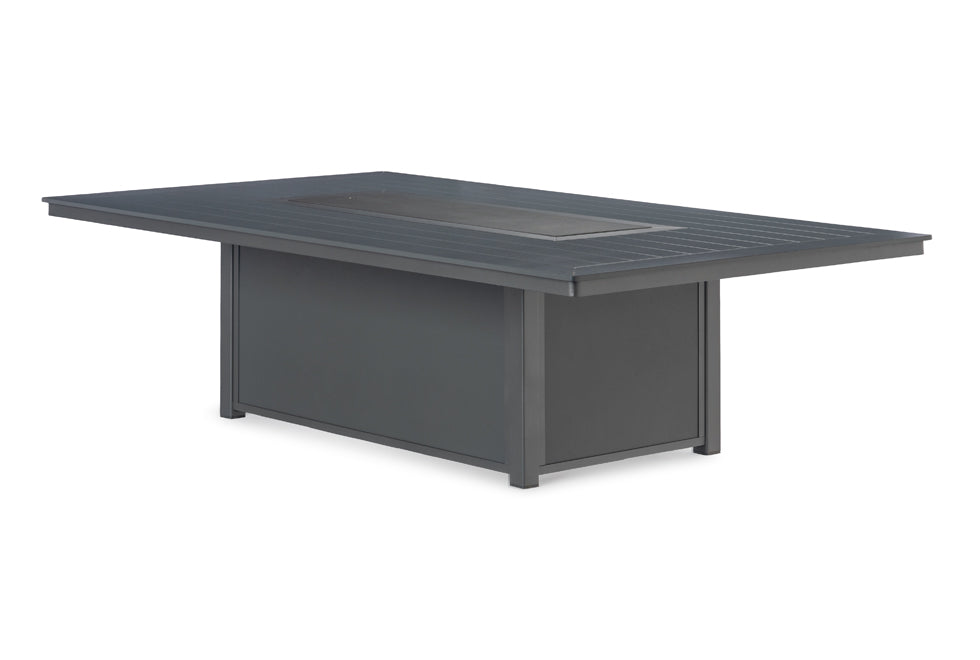 TC6F4-Telescope Casual-48" x 84" Rectangular Chat Height Fire Table-Pangaea Patio