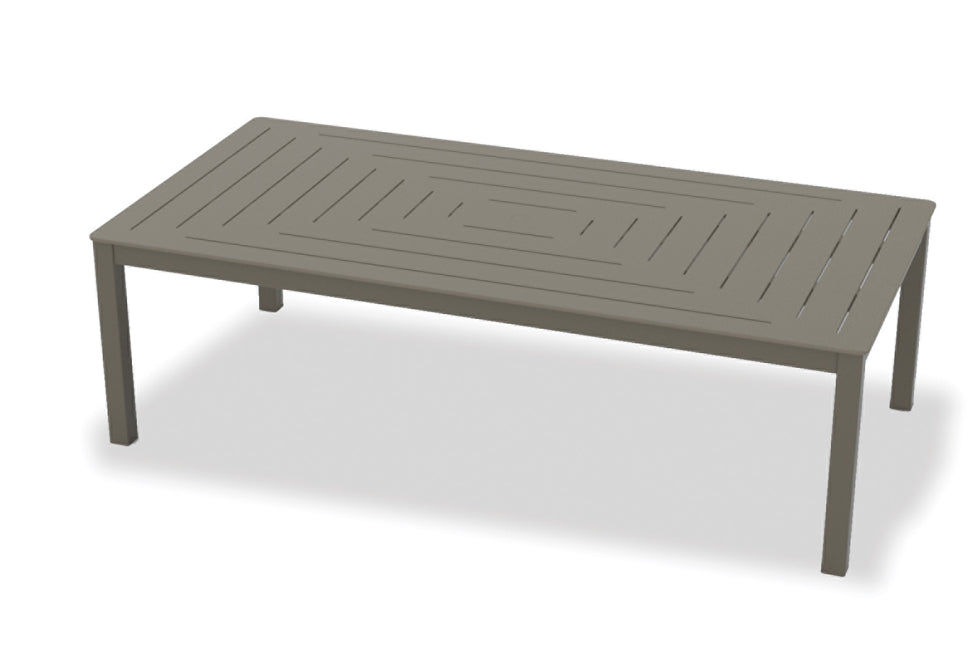 -Telescope Casual-48" x 96" Rectangular MGP Table Top w/ Parsons Legs - Balcony Height-Pangaea Patio