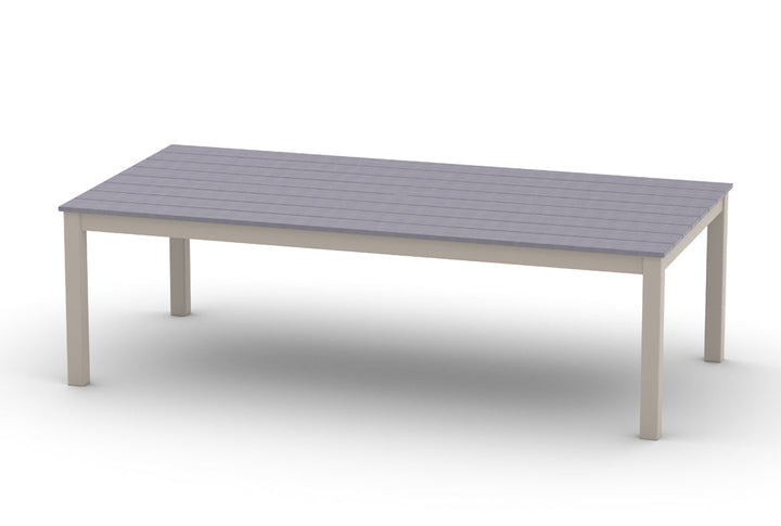 -Telescope Casual-48" x 96" Rectangular Rustic Table Top w/ Parsons Legs - Dining Height-Pangaea Patio