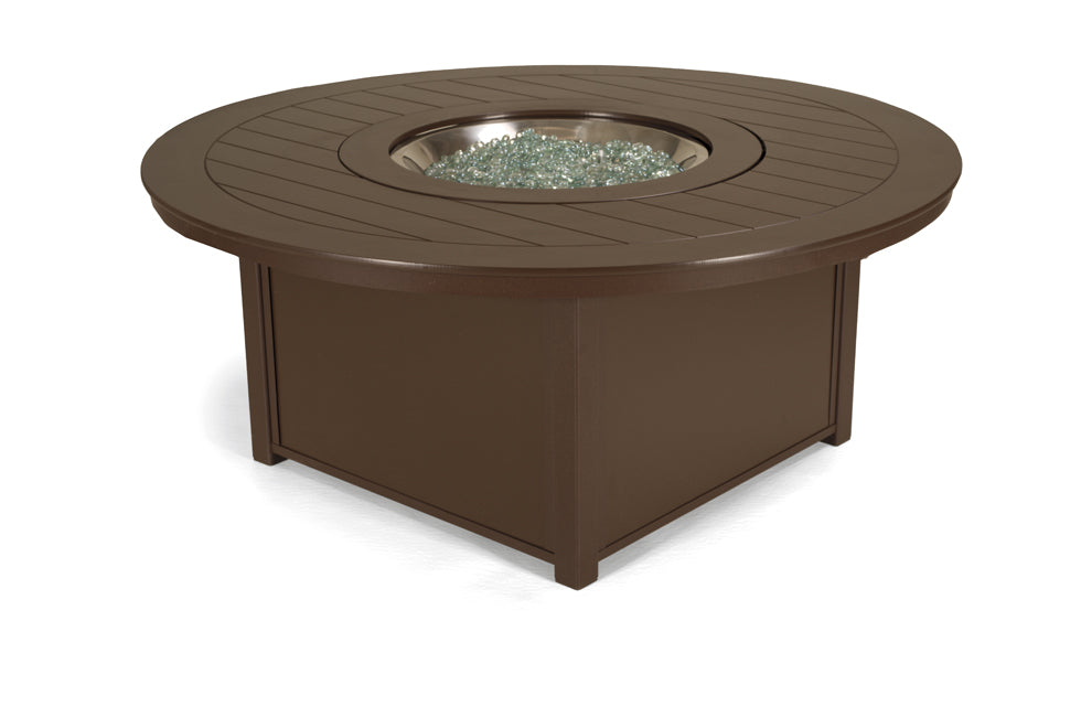 TC3F7-Telescope Casual-54" Round Chat Height Fire Table-Pangaea Patio