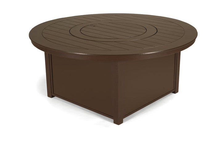 TC3F7-Telescope Casual-54" Round Chat Height Fire Table-Pangaea Patio