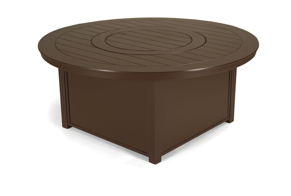 -Telescope Casual-54" Round Chat Height Fire Table-Pangaea Patio
