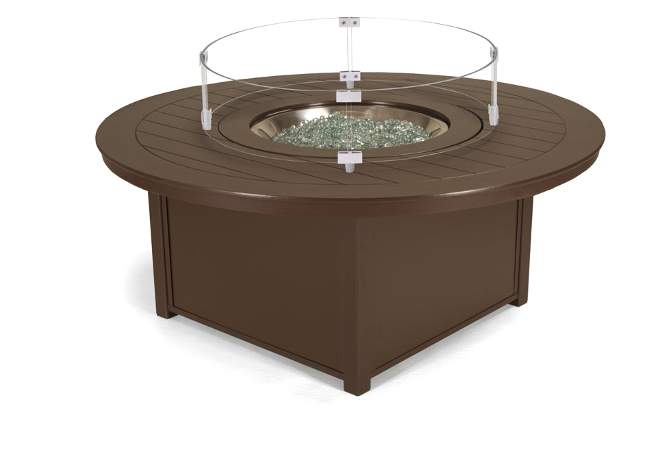 TC3F7-Telescope Casual-54" Round Chat Height Fire Table-Pangaea Patio