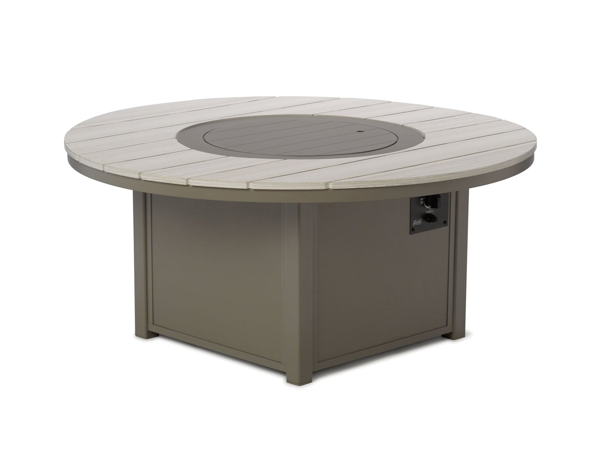 -Telescope Casual-54" Round Chat Height Rustic Fire Table-Pangaea Patio