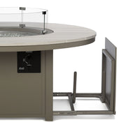 -Telescope Casual-54" Round Chat Height Rustic Fire Table-Pangaea Patio