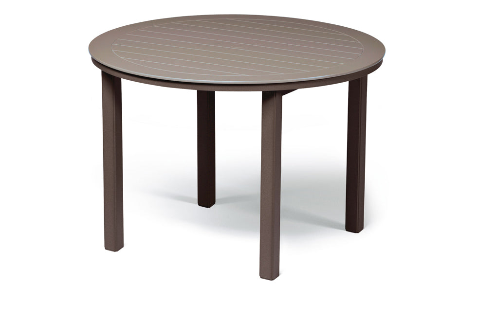-Telescope Casual-54" Round MGP Table Top w/ Parsons Legs - Balcony Height-Pangaea Patio