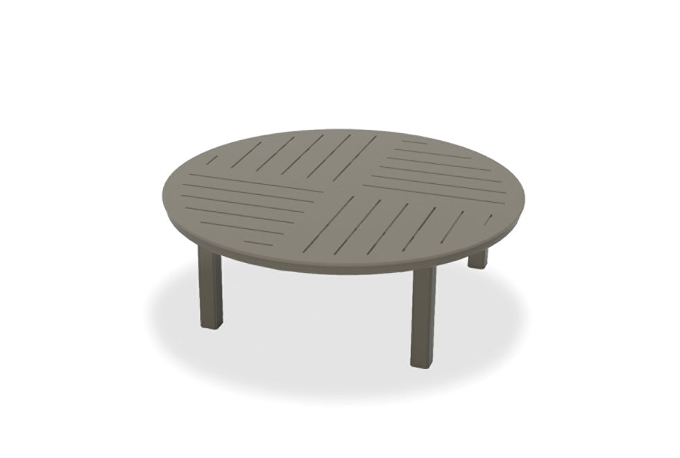 -Telescope Casual-54" Round MGP Table Top w/ Parsons Legs - Coffee Height-Pangaea Patio