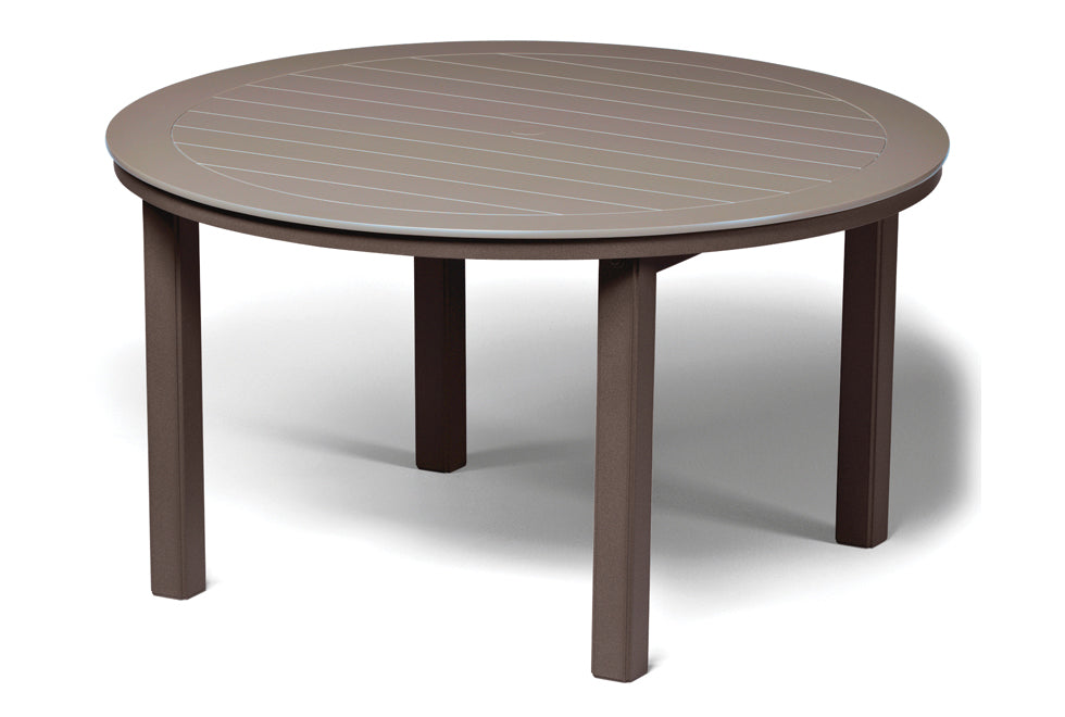 -Telescope Casual-54" Round MGP Table Top w/ Parsons Legs - Dining Height-Pangaea Patio