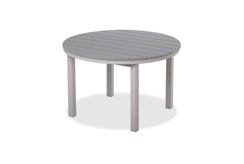 TCT02R381-Telescope Casual-54" Round Rustic Table Top w/ Parsons Legs - Balcony Height-Pangaea Patio