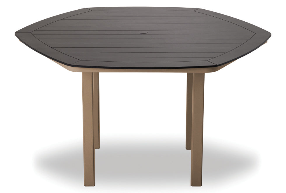 TCTM04M0-Telescope Casual-62" Hexagonal MGP Table Top w/ Parsons Legs - Bar Height-Pangaea Patio