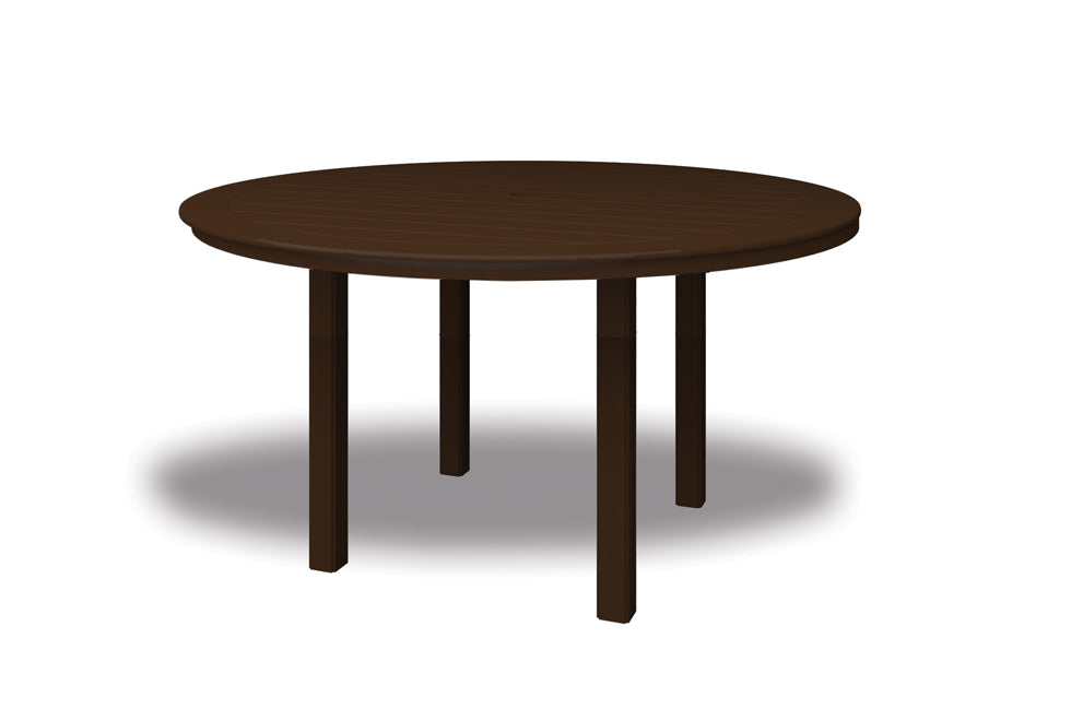-Telescope Casual-64" Round MGP Table Top w/ Parsons Legs - Balcony Height-Pangaea Patio