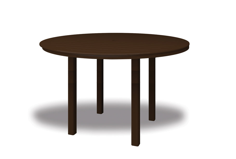 TCTM44M0-Telescope Casual-64" Round MGP Table Top w/ Parsons Legs - Bar Height-Pangaea Patio