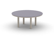 -Telescope Casual-64" Round Rustic Table Top w/ Parsons Legs - Dining Height-Pangaea Patio