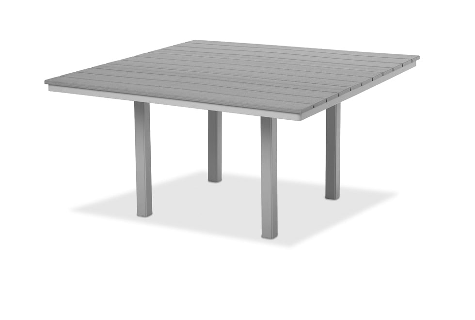 -Telescope Casual-64" Square Rustic Table Top w/ Parsons Legs - Balcony Height-Pangaea Patio