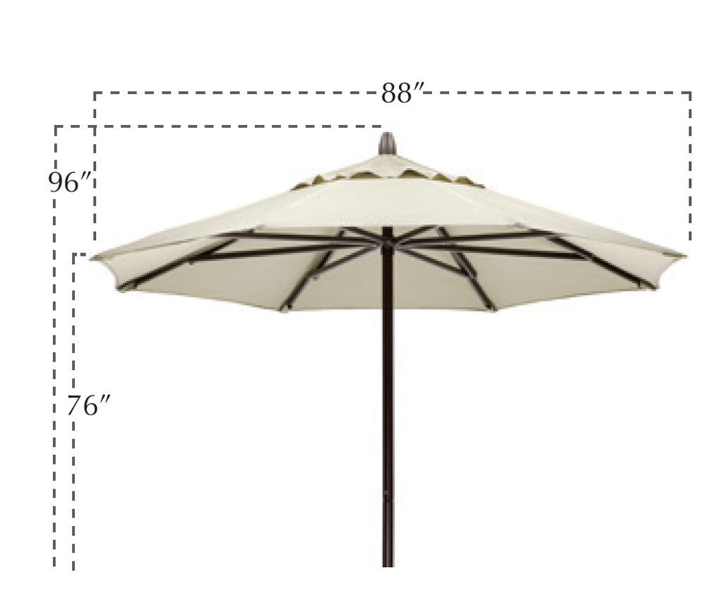-Telescope Casual-7.5' Commercial Market Umbrella-Pangaea Patio
