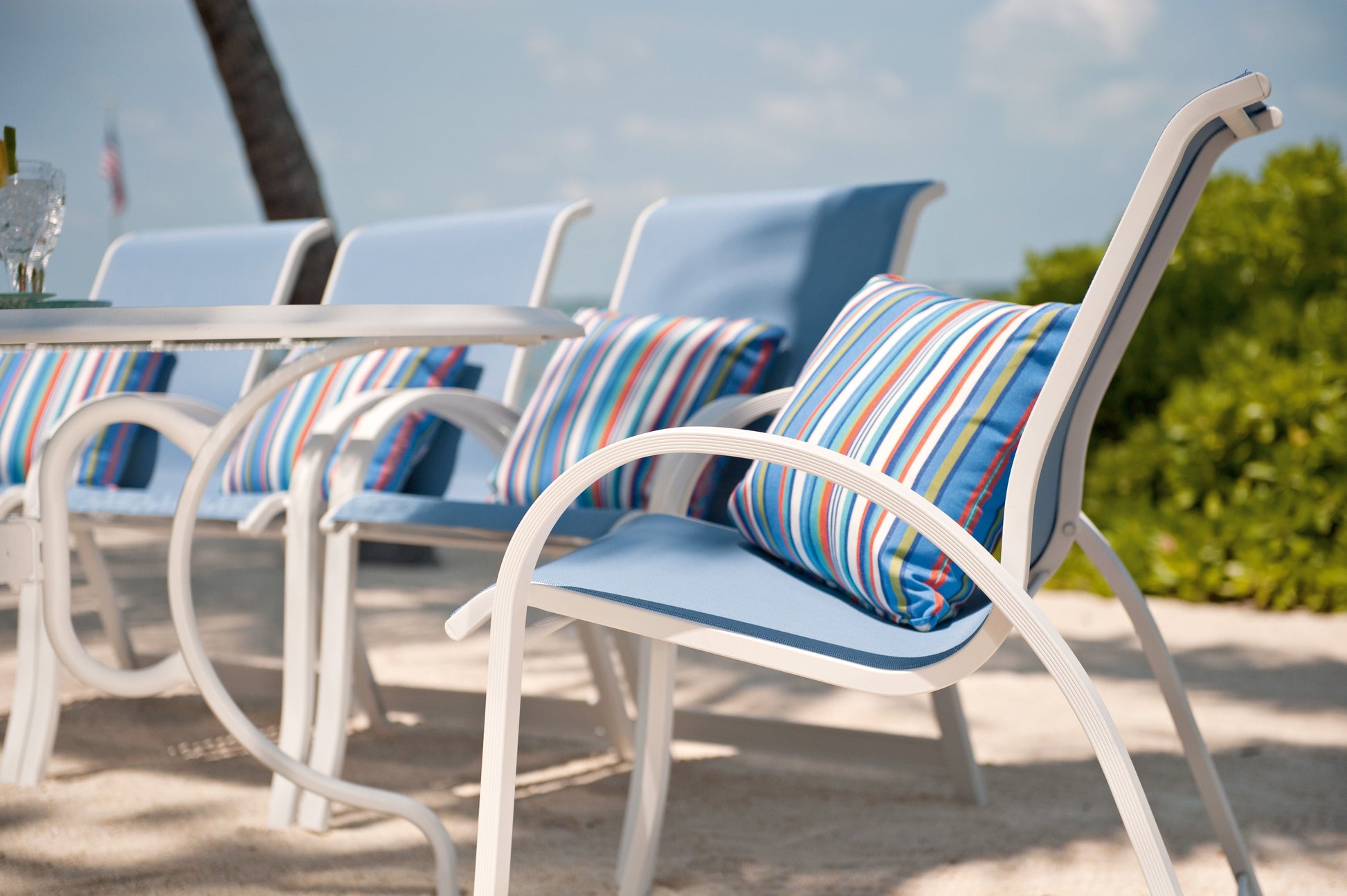 -Telescope Casual-Aruba II Sling Arm Chair-Pangaea Patio