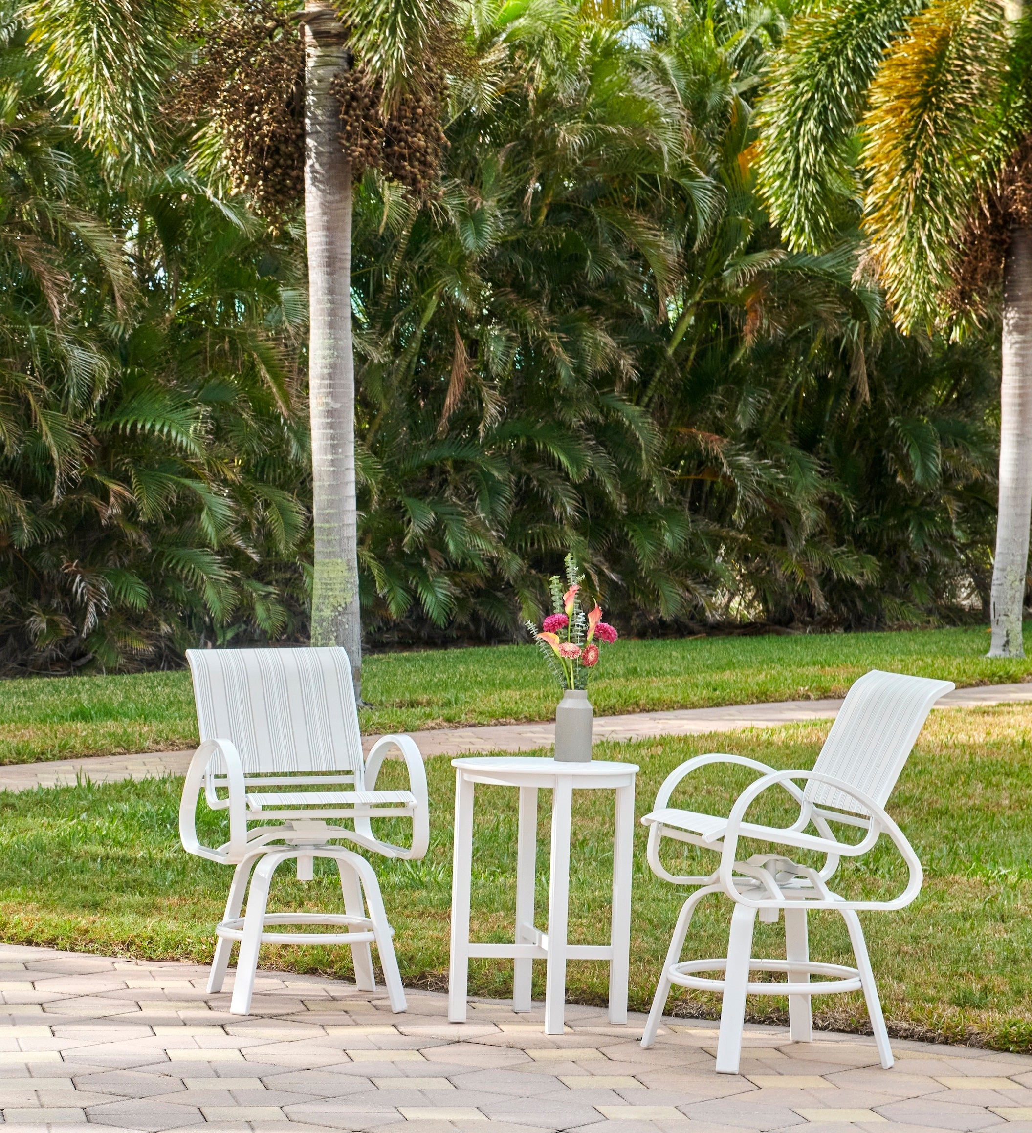 -Telescope Casual-Aruba II Sling Balcony Swivel Chair-Pangaea Patio