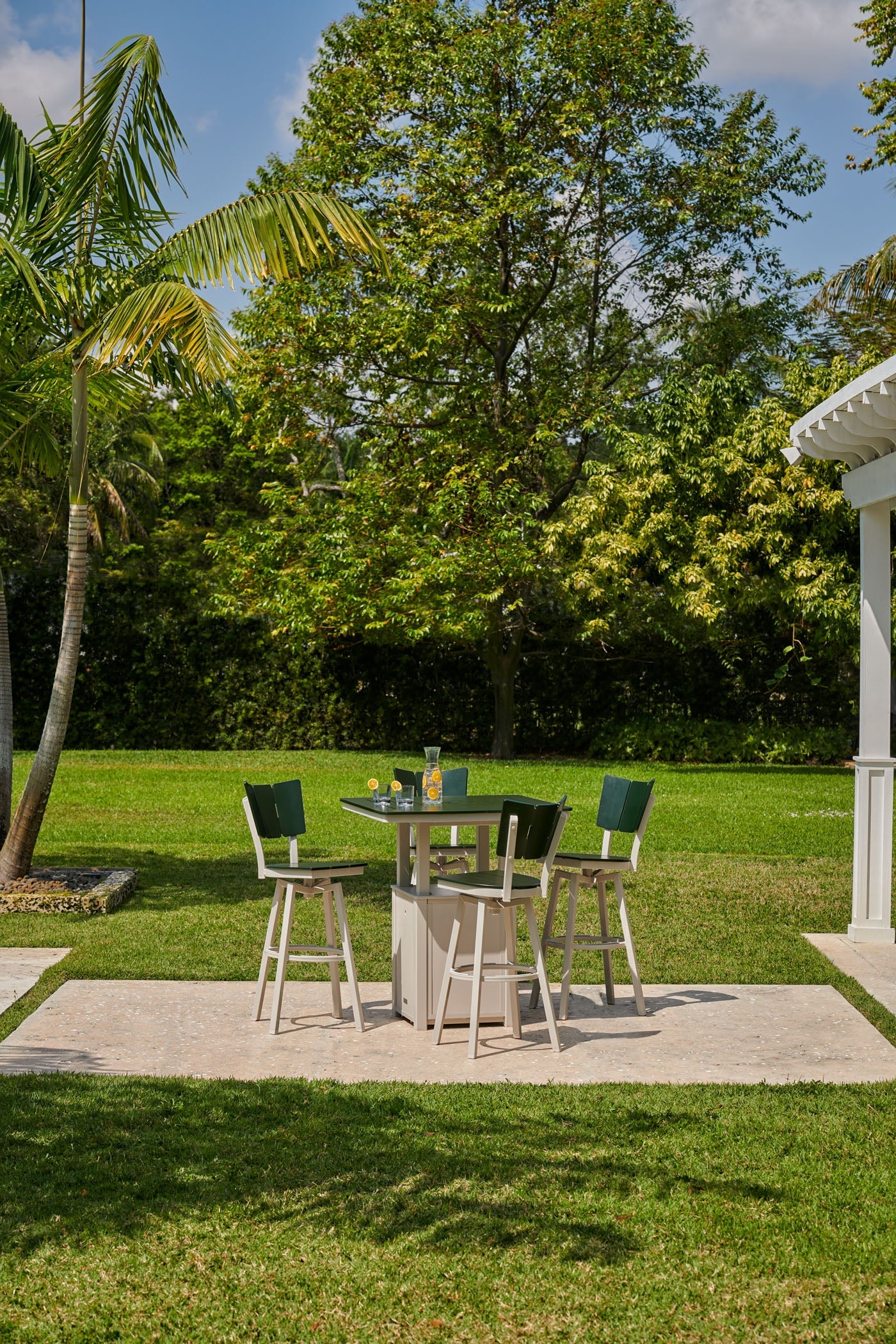 -Telescope Casual-Avant Armless Bar Swivel Chair-Pangaea Patio