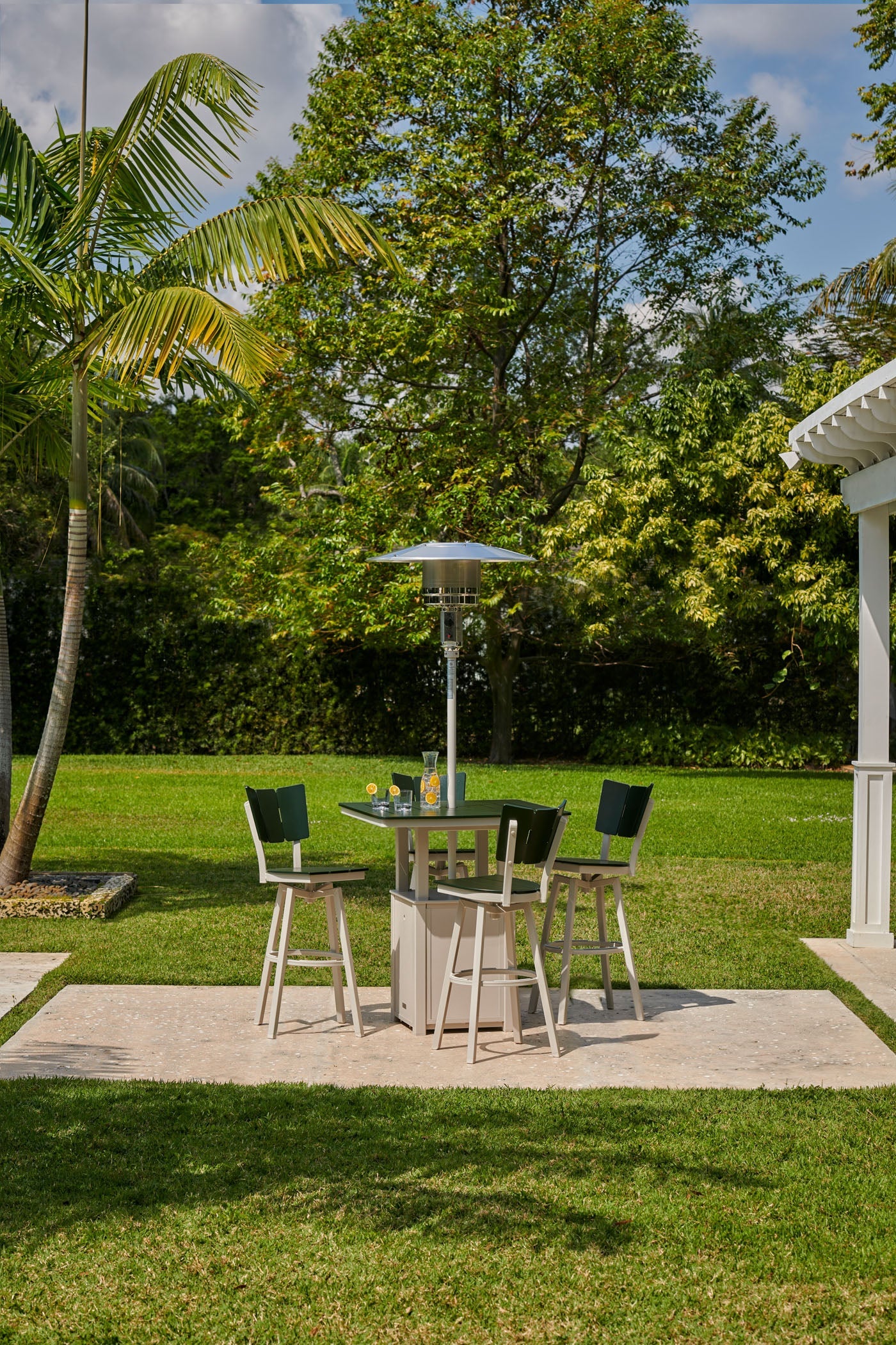 -Telescope Casual-Avant Armless Bar Swivel Chair-Pangaea Patio