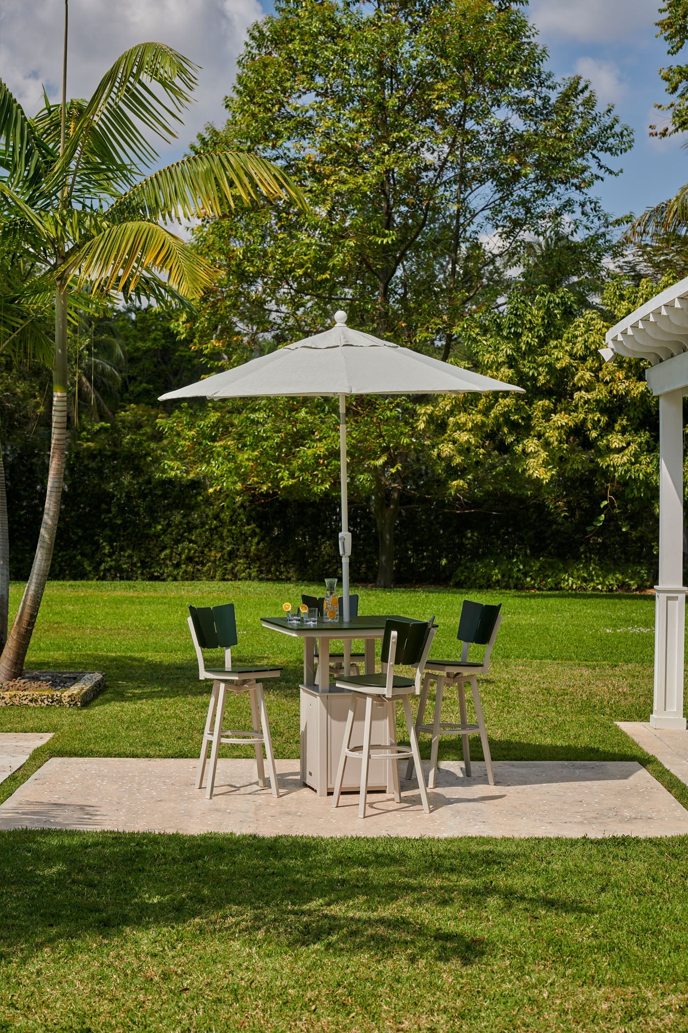 -Telescope Casual-Avant Armless Bar Swivel Chair-Pangaea Patio