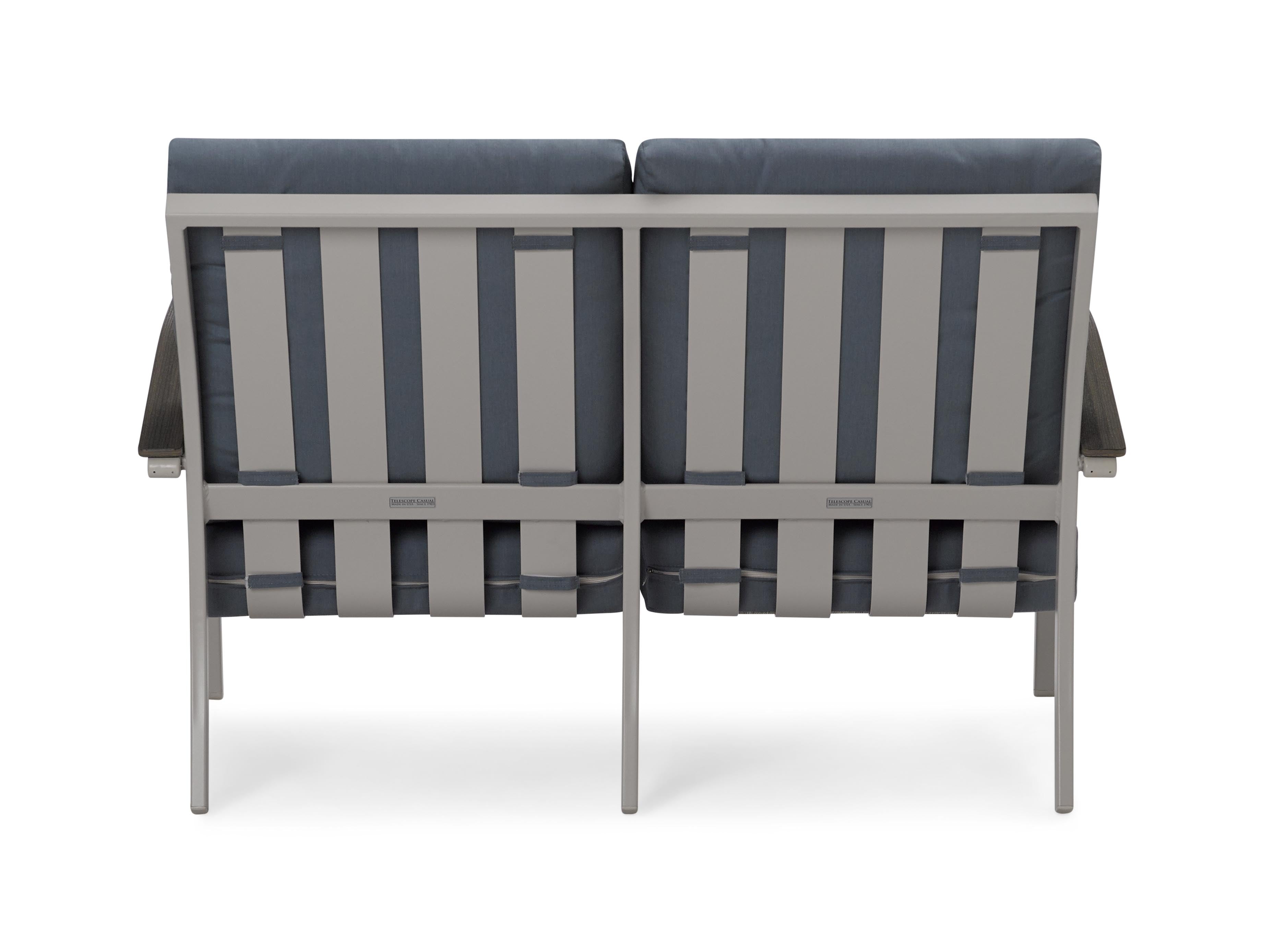 -Telescope Casual-Bazza Cushion Loveseat-Pangaea Patio