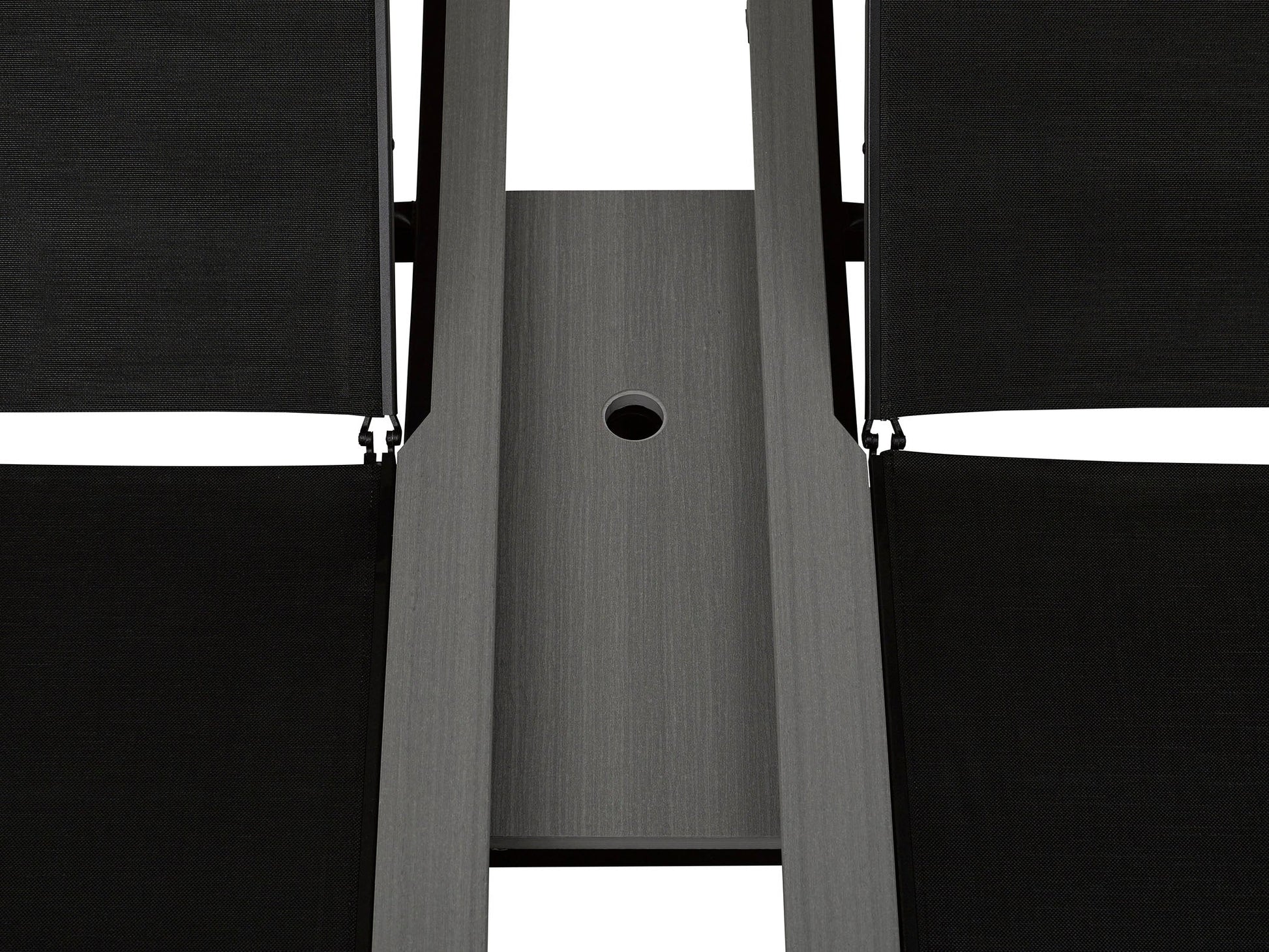 -Telescope Casual-Bazza Sling Add-on Chaise Table w/ Umbrella Hole-Pangaea Patio