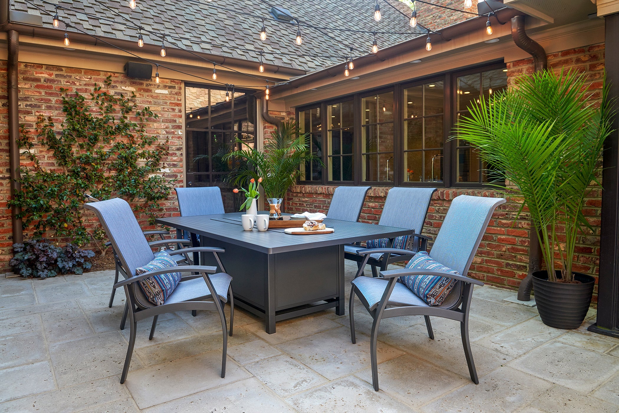 Telescope Casual Belle Isle Sling Dining Armchair - Thumbnail 3